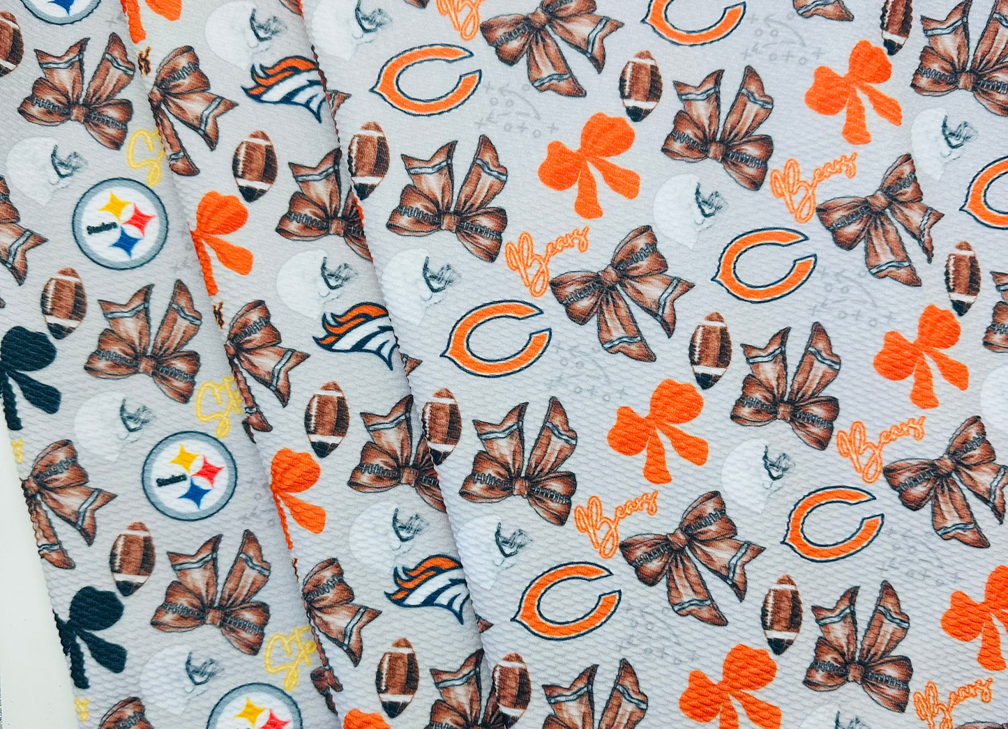 Coquette Girlie 32 National Football Teams Sports Bullet, DBP, Rib Knit + other fabrics