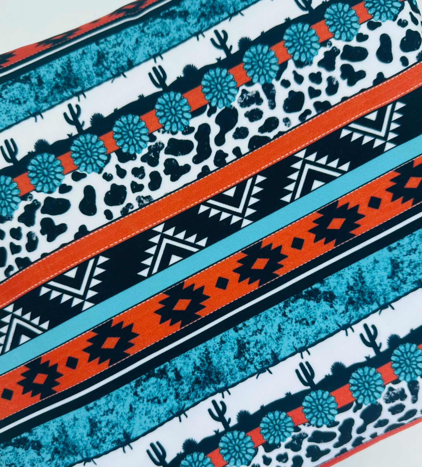 Western Fashion w/Cow, Cactus and Turquoise Jewel Bullet, DBP, Rib Knit, Velvet, Cotton Like Knits + other fabrics