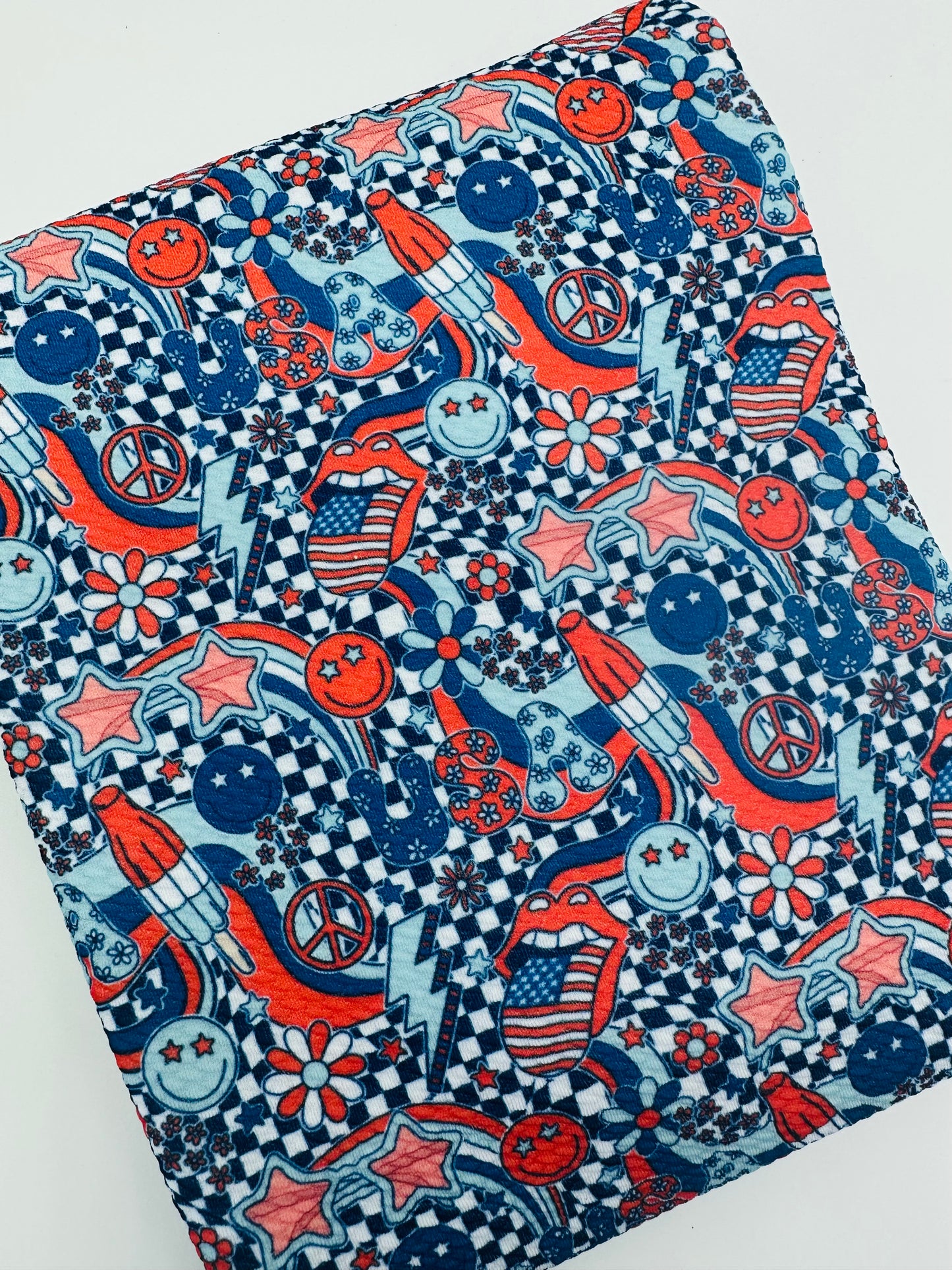 Groovy Fourth of July Party Bullet, DBP, Rib Knit, Velvet, Cotton Like Knits + other fabrics