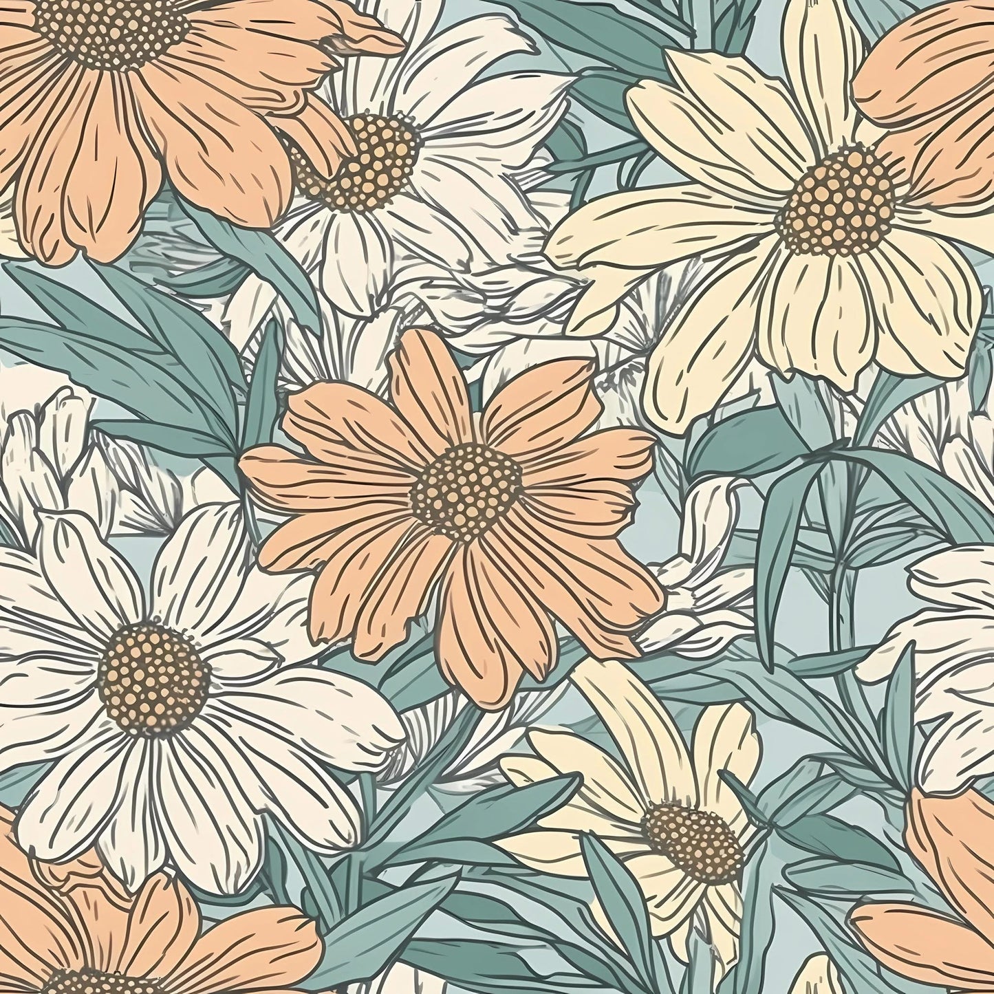 Vintage Wildflowers Bullet, DBP, Rib Knit, Velvet, Cotton Like Knits + other fabrics