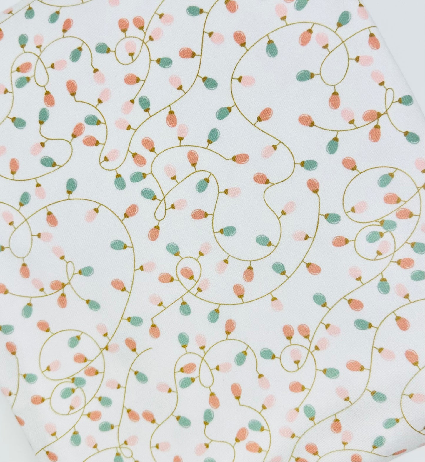 Ready to Ship DBP Pastel Christmas Lights makes great bows, head wraps, bummies, and more.