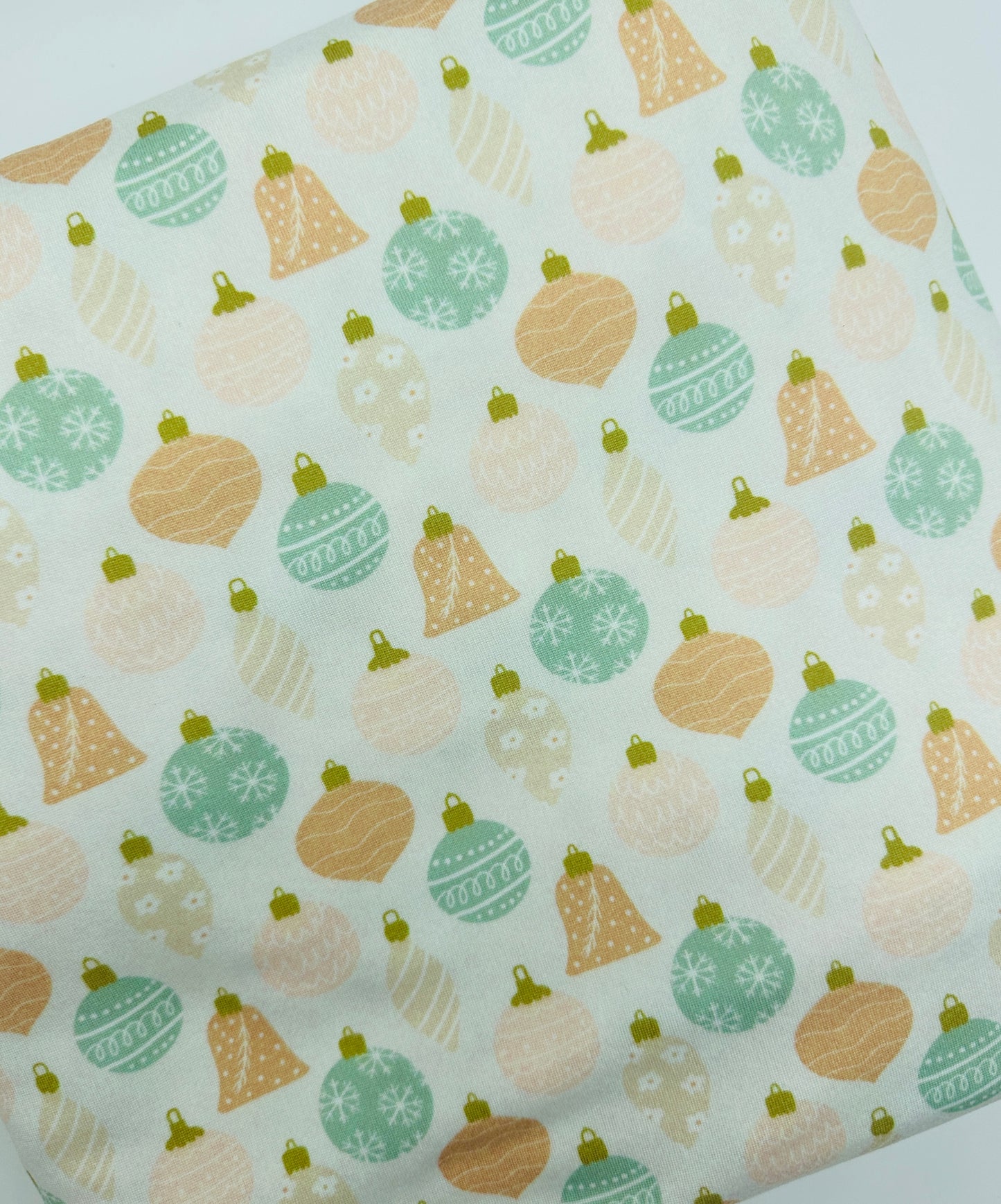 Ready to Ship DBP Pastel Christmas Ornaments makes great bows, head wraps, bummies, and more.