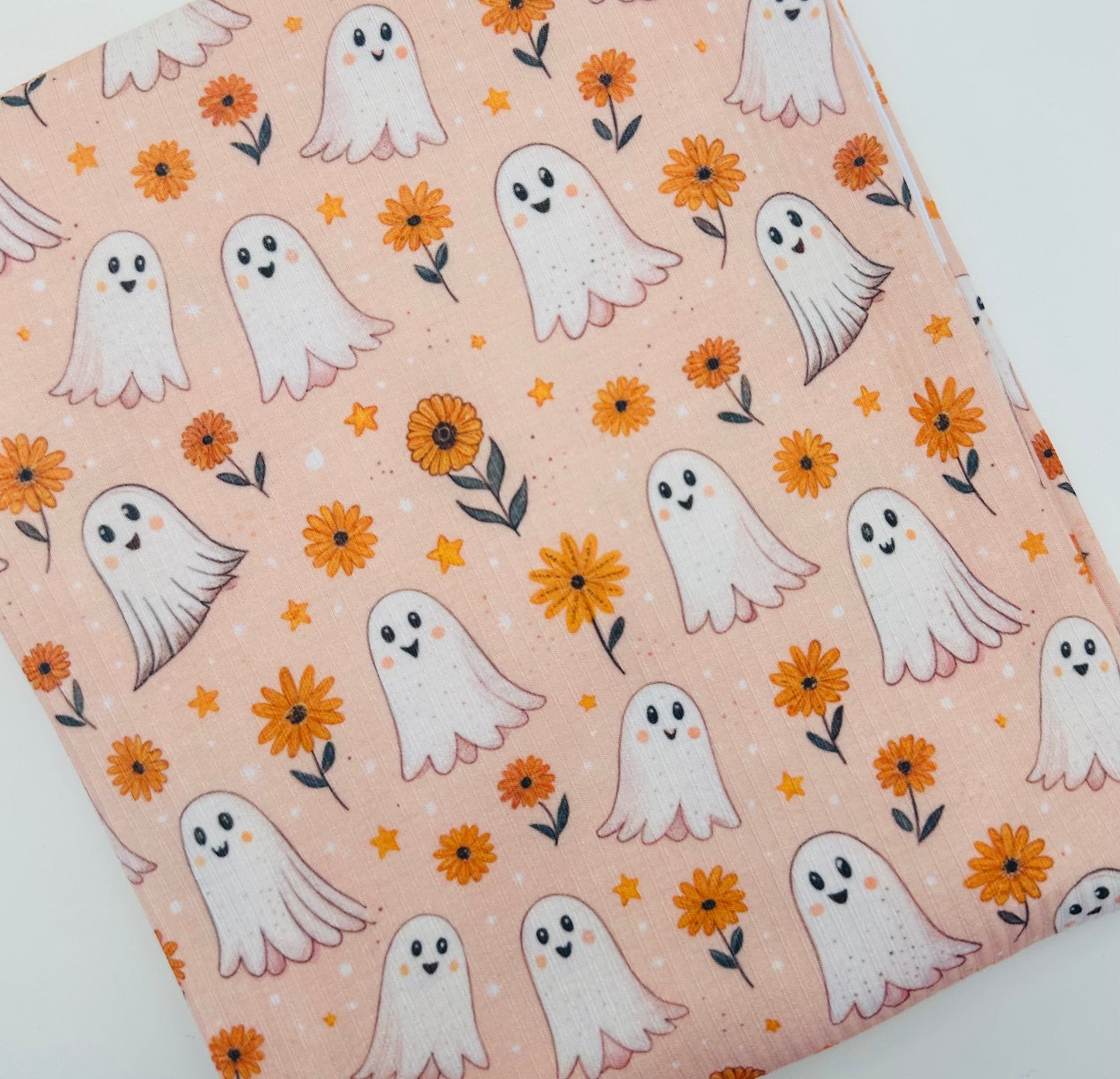 Sweet Halloween Floral Ghost Bullet, DBP, Rib Knit, Velvet, Cotton Like Knits + other fabrics