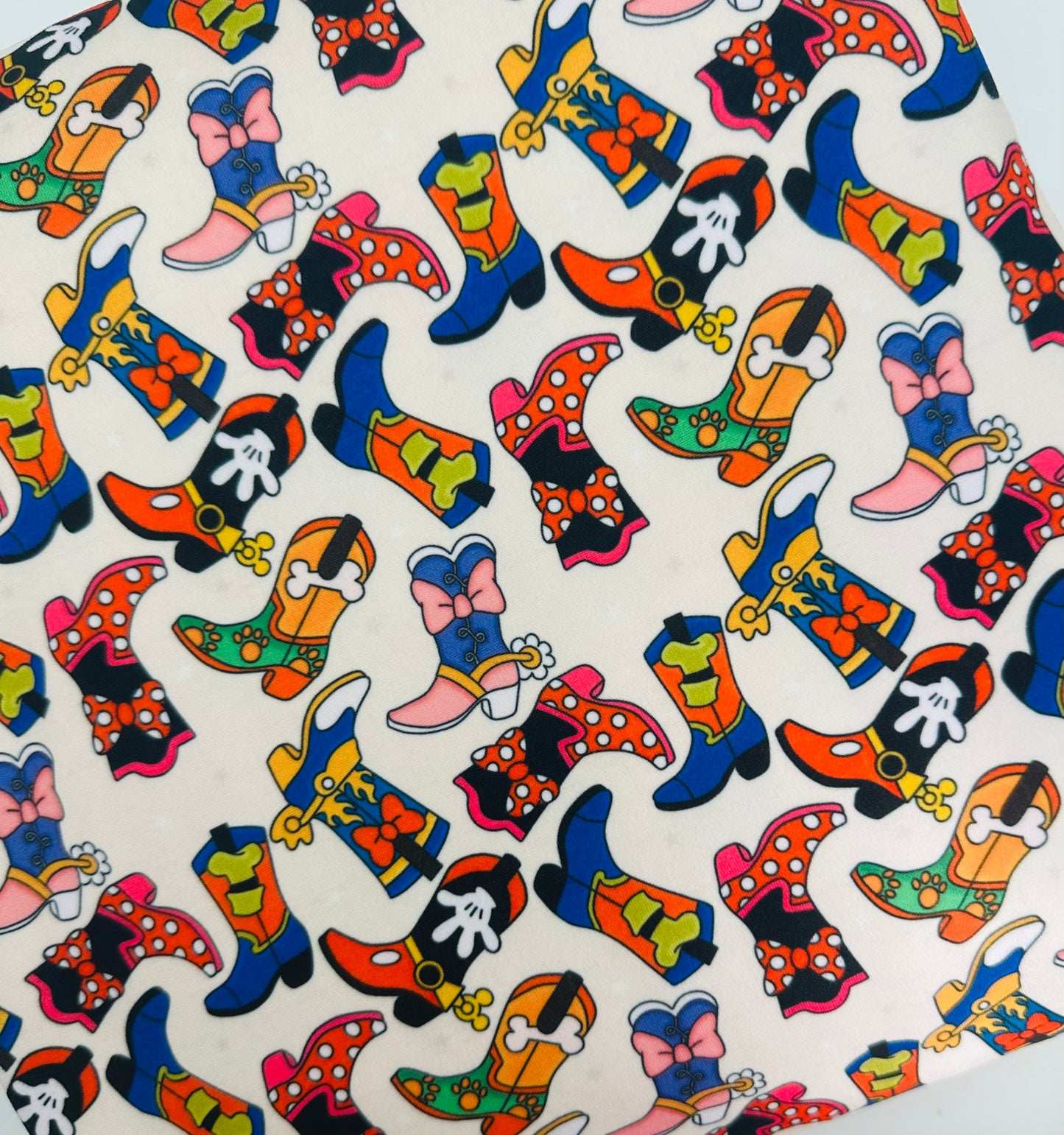 Character Western Boots Bullet, DBP, Rib Knit, Velvet, Cotton Like Knits + other fabrics