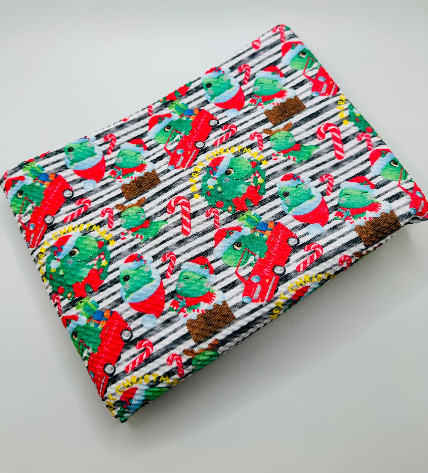 Ready to Ship Bullet Dino Merry Christmas makes great bows, head wraps, bummies, and more.