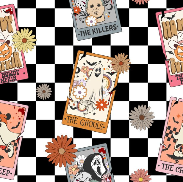 Made to Order Halloween Tarot Cards Bullet, DBP, Rib Knit + other fabrics