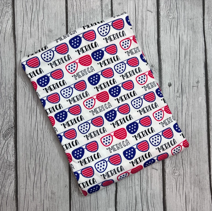 Fourth of July 'MERICA Bullet, DBP, Rib Knit, Velvet, Cotton Like Knits + other fabrics