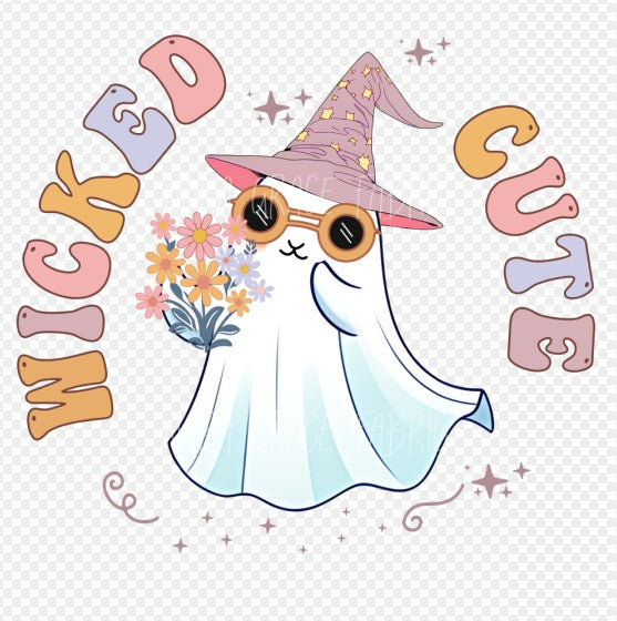 Sublimation- Wicked Cute Halloween Ghost T-shirts, Sweatshirts, Mugs and much more!!