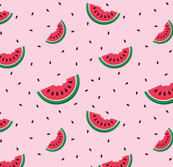 Watermelon Summer Fruit Bullet, DBP, Rib Knit, Velvet, Cotton Like Knits + other fabrics