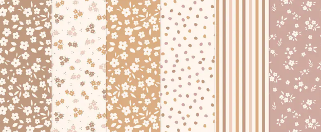 Coordinating Boho Florals Bullet, DBP, Rib Knit, Velvet, Cotton Like Knits + other fabrics