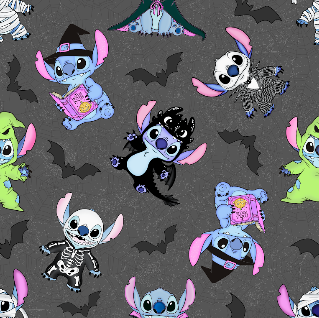 Stiches' Halloween Costume Party Bullet, DBP, Rib Knit, Velvet, Cotton Like Knits + other fabrics