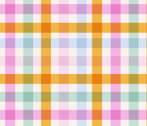 Made to Order Summer Gingham Plaid Shapes Bullet, DBP, Rib Knit, Cotton Lycra + other fabrics