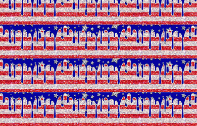 Pre-Order Bullet, DBP, Velvet and Rib Knit fabric Fourth of July Flag Drip makes great bows, head wraps, bummies, and more.