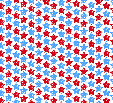 Pre-Order Bullet, DBP, Velvet and Rib Knit fabric Fourth of July Polka Dot Stars Shapes makes great bows, head wraps, bummies, and more.