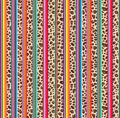 Pre-Order Striped Serape Cheetah Animals Bullet, DBP, Rib Knit, Cotton Lycra + other fabrics