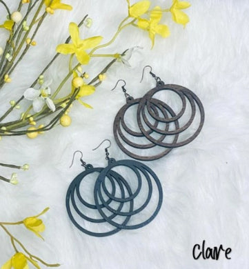 Claire Wood Earrings