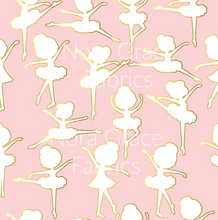 Load image into Gallery viewer, Pre-Order Pink Ballerina Girl Prints Bullet, DBP, Rib Knit, Cotton Lycra + other fabrics
