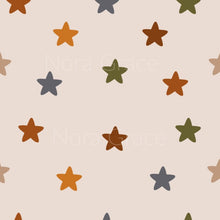 Load image into Gallery viewer, Pre-Order Boho Star Shapes Bullet, DBP, Rib Knit, Cotton Lycra + other fabrics