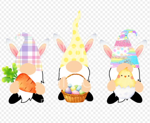 Sublimation-Easter Gnomes T-shirts, Sweatshirts, Mugs and much more!!