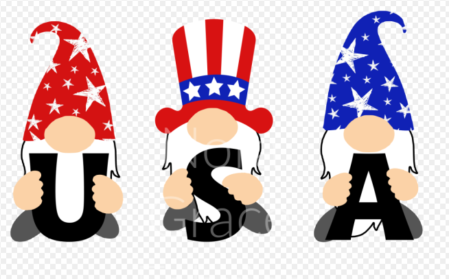 Sublimation-Fourth of July USA Patriotic Gnomes T-shirts, Sweatshirts, Mugs and much more!!