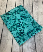 Load image into Gallery viewer, Pre-Order Turquoise Black Western Paint Splat Bullet, DBP, Rib Knit, Cotton Lycra + other fabrics