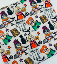 Load image into Gallery viewer, Made to Order It&#39;s a Bluey Hocus Pocus Halloween Character Bullet, DBP, Rib Knit + other fabrics