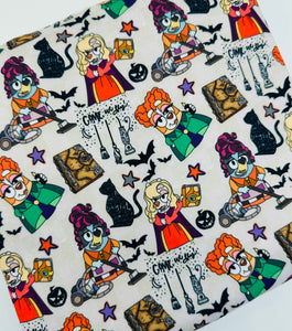 Made to Order It's a Bluey Hocus Pocus Halloween Character Bullet, DBP, Rib Knit + other fabrics