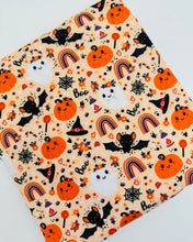 Load image into Gallery viewer, Made to Order Boho Halloween Boo Rainbow Fall Season Bullet, DBP, Rib Knit + other fabrics