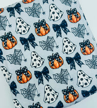 Load image into Gallery viewer, Made to Order Fancy Boujee Gingham Pumpkin and Floral Ghost Bullet, DBP, Rib Knit + other fabrics