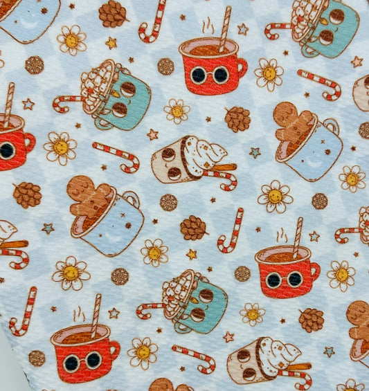 Ready to Ship Bullet Groovy Christmas Hot Coco makes great bows, head wraps, bummies, and more.