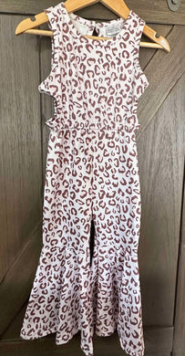 Cheetah Bells Romper w/Side Cut Outs