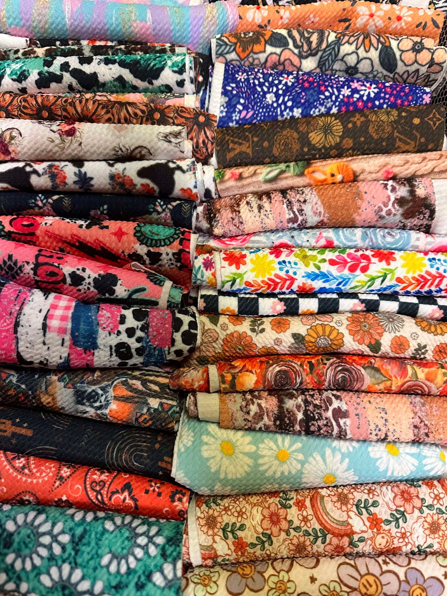 Mystery Strip Bundles Buy 5 get 3 free (sizes 5"-6"x60")-Mix of headwrap, Clip and Nylon Size, Bullet, DBP, Velvet, Rib Knit (Copy)