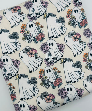 Made to Order Floral Boho Halloween Ghost Bullet, DBP, Rib Knit + other fabrics