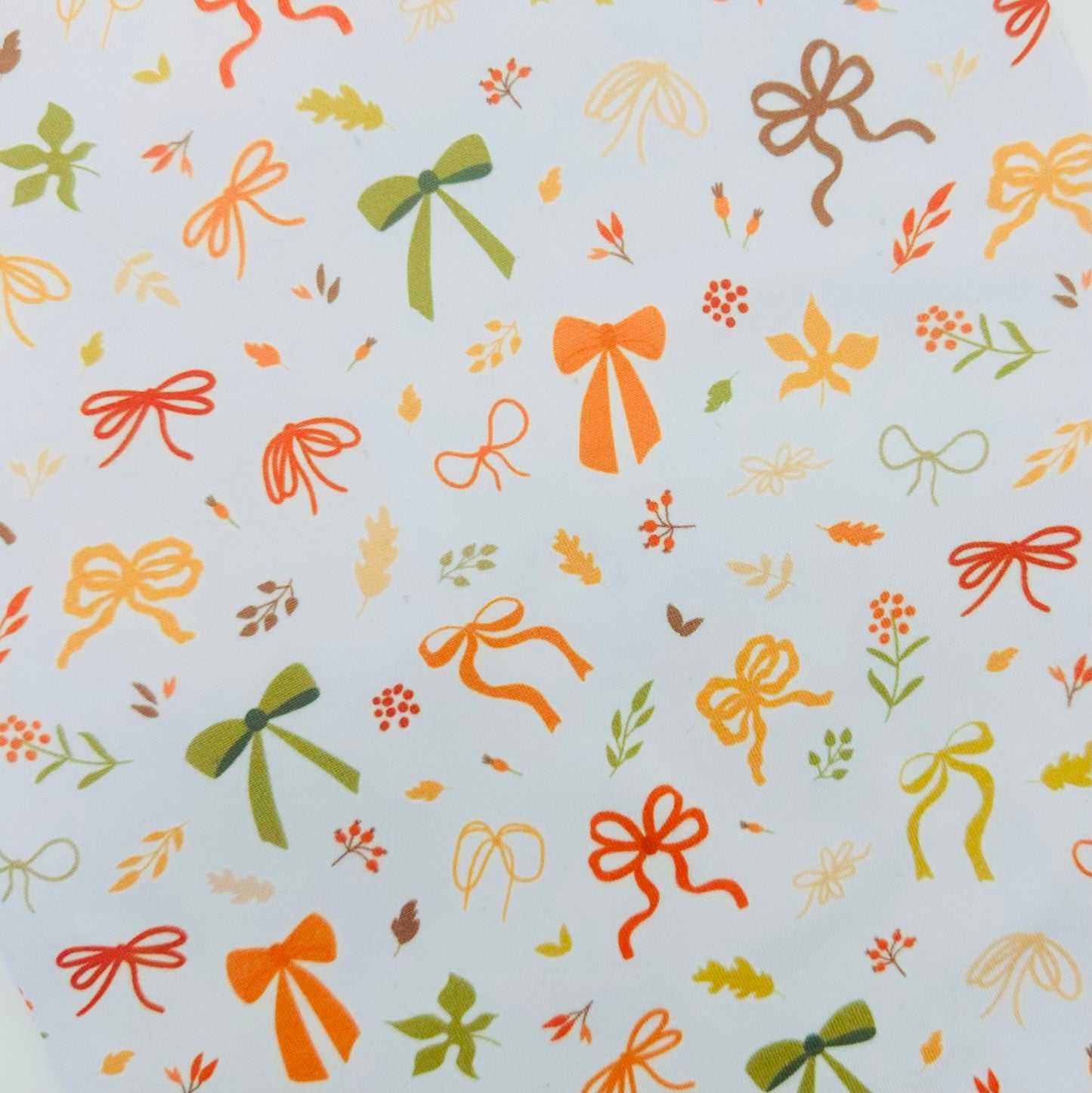 Fall Season Bows Bullet, DBP, Rib Knit, Velvet, Cotton Like Knits + other fabrics