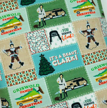 Load image into Gallery viewer, It&#39;s a Beaut Clark Christmas Patchwork Character Bullet, DBP, Rib Knit + other fabrics