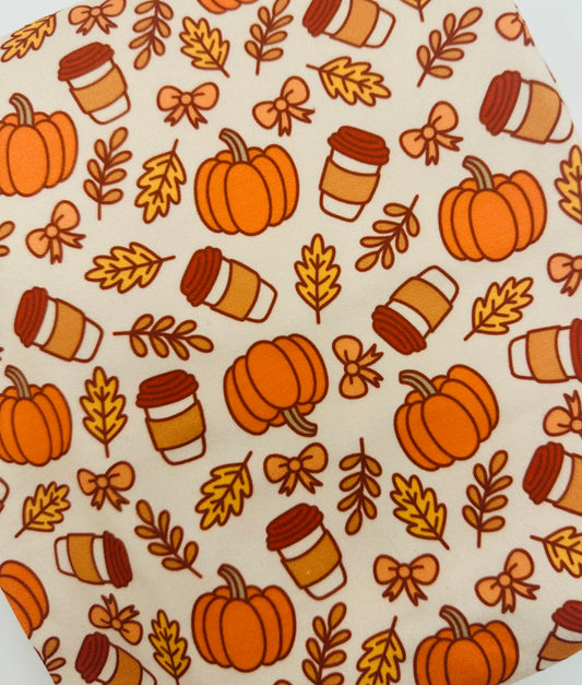 It's Pumpkin Spice Season Bullet, DBP, Rib Knit, Velvet, Cotton Like Knits + other fabrics