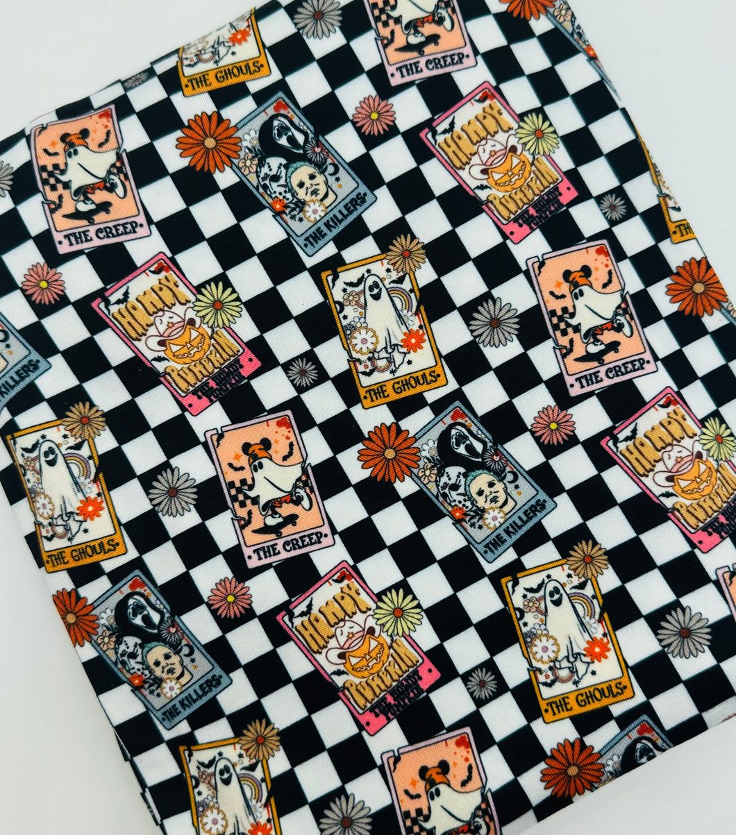 Ready to Ship DBP Halloween Tarot Cards makes great bows, head wraps, bummies, and more.