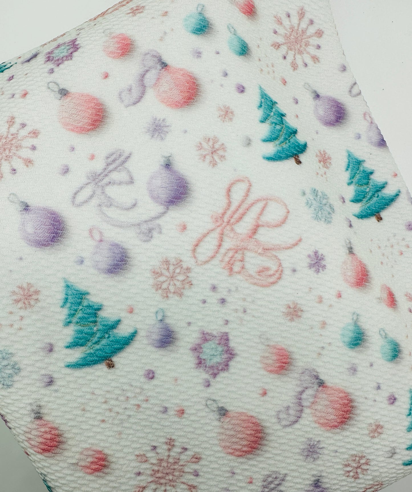 Ready to Ship Bullet Pastel Faux 3D Christmas Ornaments makes great bows, head wraps, bummies, and more.