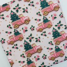 Load image into Gallery viewer, Pink Christmas Floral Faux 3D Cookies Food Bullet, DBP, Rib Knit + other fabrics