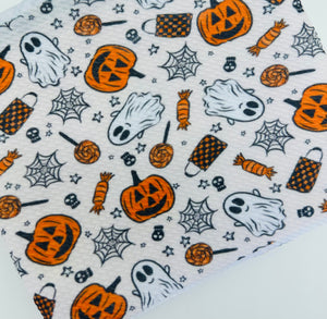 Made to Order Trick or Treat Halloween Treats Bullet, DBP, Rib Knit + other fabrics