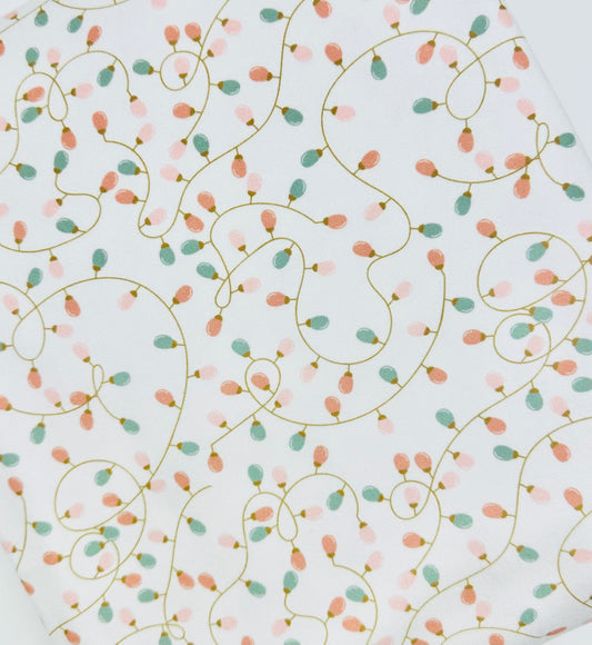 Ready to Ship DBP Pastel Christmas Lights makes great bows, head wraps, bummies, and more.