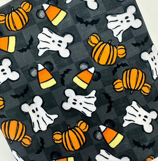 Halloween Pumpkin & Ghost Mouse Bullet, DBP, Rib Knit, Velvet, Cotton Like Knits + other fabrics