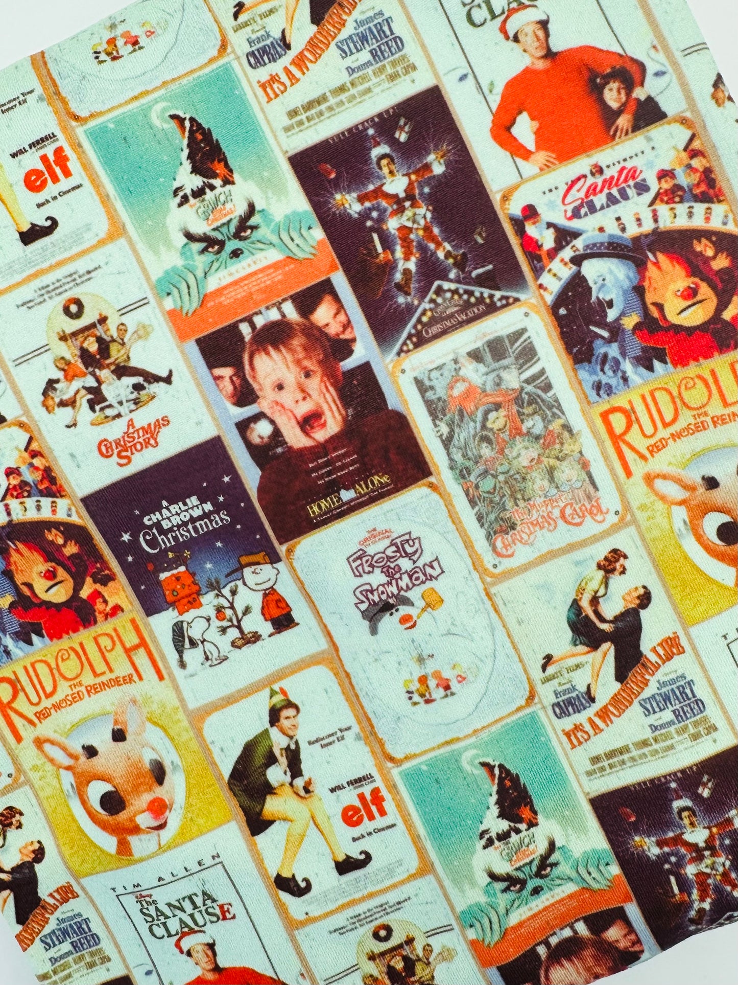 Classic Christmas Movies Characters Bullet, DBP, Rib Knit, Velvet, Cotton Like Knits + other fabrics