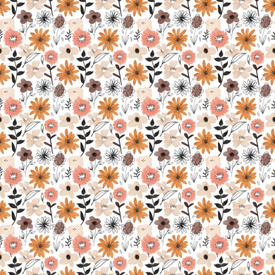 Made to Order Autumn Sunset Fall Floral Bullet, DBP, Rib Knit + other fabrics