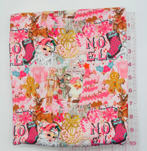 Load image into Gallery viewer, Made to Order Dreaming of a Pink Christmas Bullet, DBP, Rib Knit + other fabrics