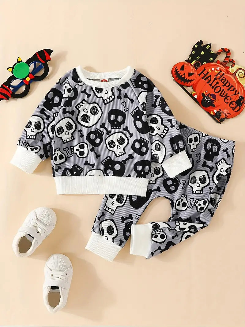 Boys Skull Lounge Set