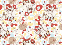 Load image into Gallery viewer, Made to Order Groovy Baseball w/Floral, Neutral, Plaid Shapes &amp; Animal Bullet, DBP, Rib Knit + other fabrics