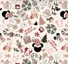 Load image into Gallery viewer, Made to Order Merry Christmas Mouse &amp; Friends Edition Bundle-Blush, Cream &amp; White Bullet, DBP, Rib Knit + other fabrics