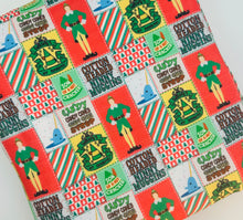 Load image into Gallery viewer, Son of a Nutcracker Christmas Patchwork Character Bullet, DBP, Rib Knit + other fabrics