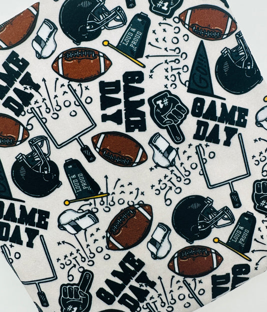 It's Game Day Football Bullet, DBP, Rib Knit, Velvet, Cotton Like Knits + other fabrics